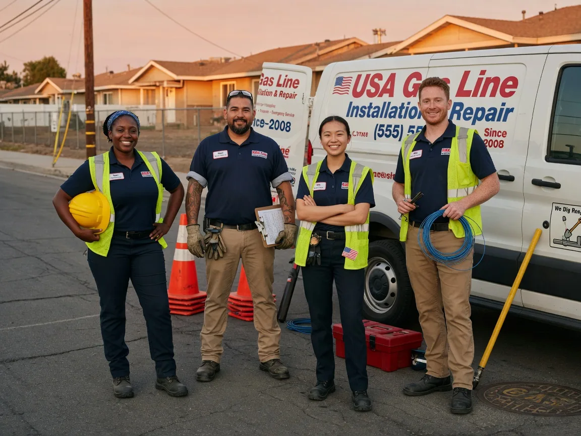 Gas Line Installation company in Bluford, IL